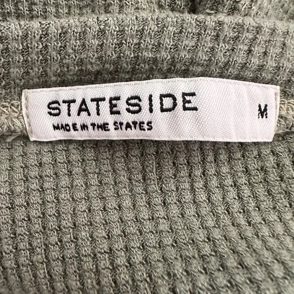 Stateside Waffle Knit Boxy Henley - Picture 5 of 8